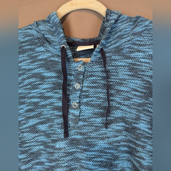 Weekends by Chico's tunic style hoodie size 2(large) in teal - Picture 6 of 10